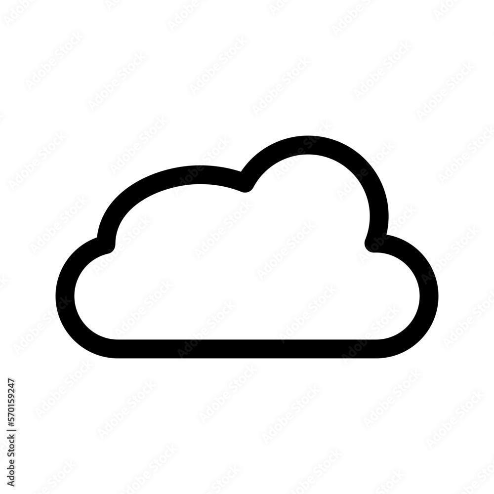 cloud icon or logo isolated sign symbol vector illustration - high quality black style vector icons cloud icon or logo isolated sign symbol vector illustration - high quality black style vector icons