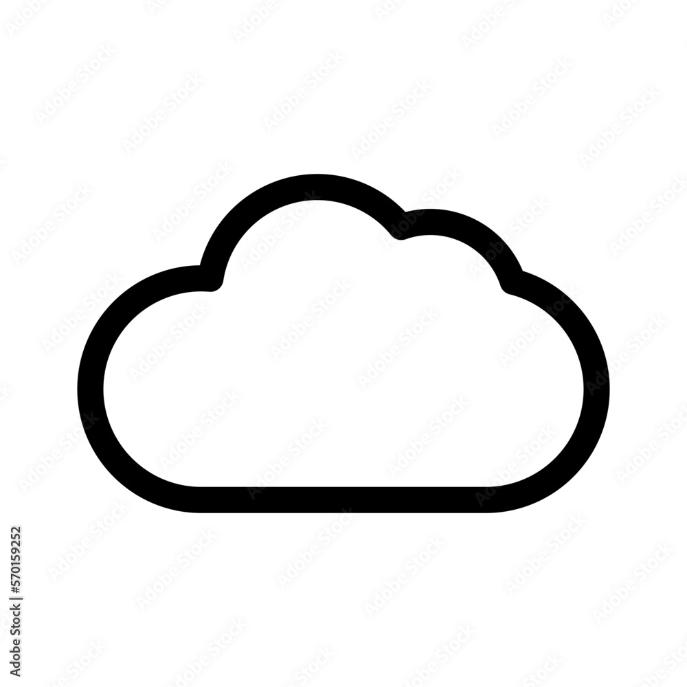 cloud icon or logo isolated sign symbol vector illustration - high quality black style vector icons cloud icon or logo isolated sign symbol vector illustration - high quality black style vector icons
