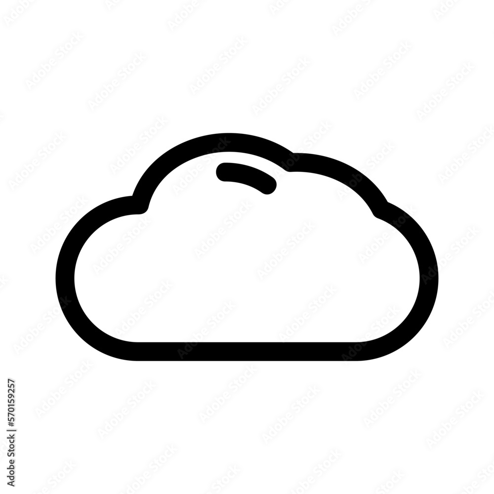 cloud icon or logo isolated sign symbol vector illustration - high quality black style vector icons cloud icon or logo isolated sign symbol vector illustration - high quality black style vector icons