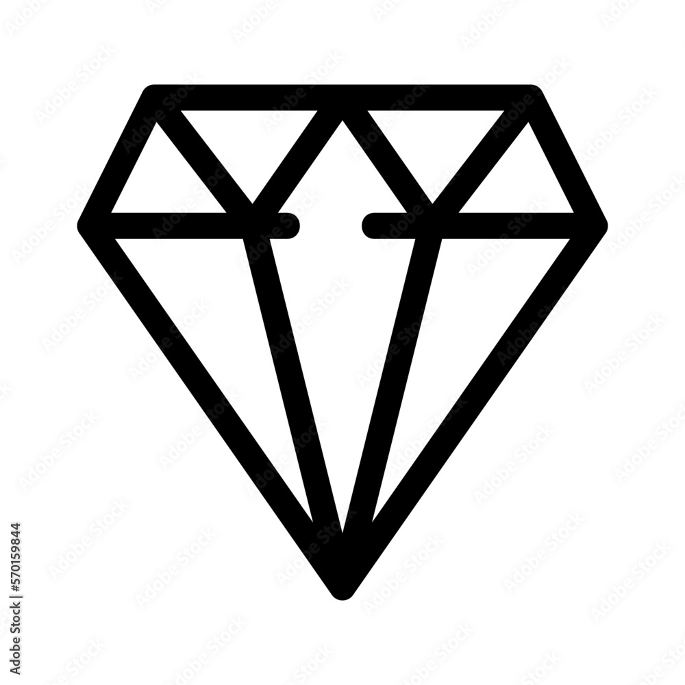 diamond icon or logo isolated sign symbol vector illustration - high quality black style vector icons diamond icon or logo isolated sign symbol vector illustration - high quality black style vector icons