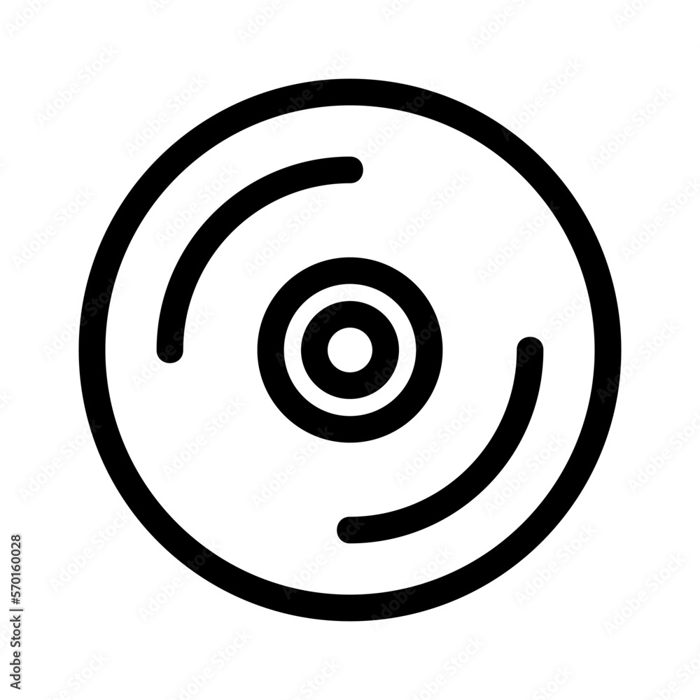disc icon or logo isolated sign symbol vector illustration - high quality black style vector icons disc icon or logo isolated sign symbol vector illustration - high quality black style vector icons