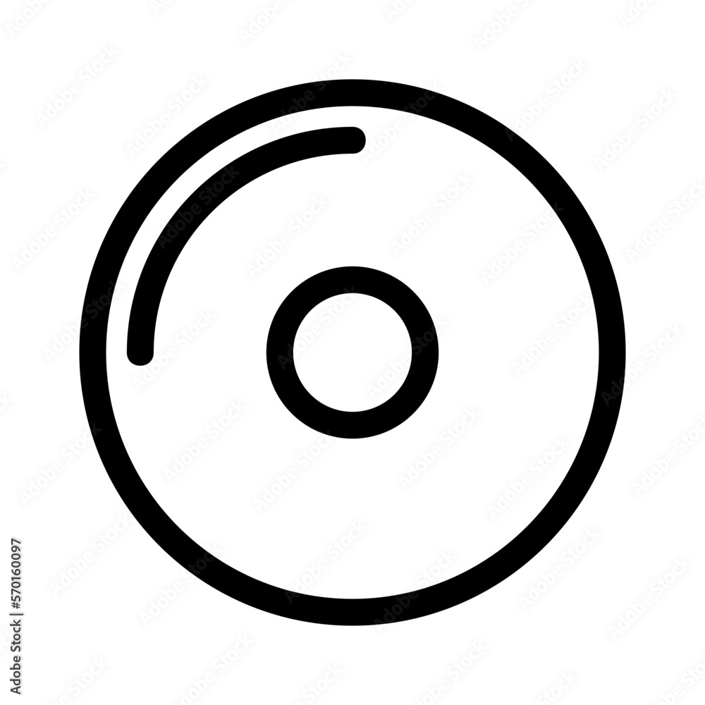 disc icon or logo isolated sign symbol vector illustration - high quality black style vector icons disc icon or logo isolated sign symbol vector illustration - high quality black style vector icons