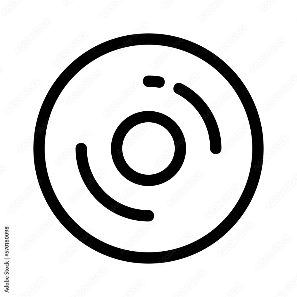 disc icon or logo isolated sign symbol vector illustration - high quality black style vector icons disc icon or logo isolated sign symbol vector illustration - high quality black style vector icons