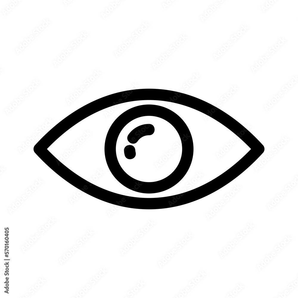 eye icon or logo isolated sign symbol vector illustration - high quality black style vector icons eye icon or logo isolated sign symbol vector illustration - high quality black style vector icons