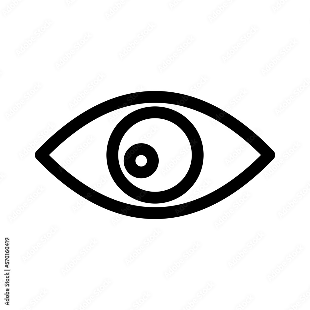 eye icon or logo isolated sign symbol vector illustration - high quality black style vector icons eye icon or logo isolated sign symbol vector illustration - high quality black style vector icons