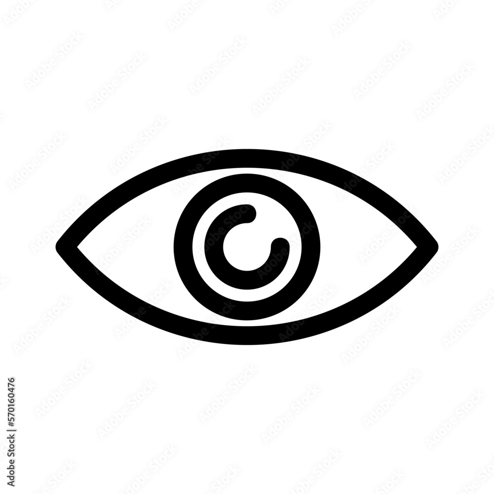 eye icon or logo isolated sign symbol vector illustration - high quality black style vector icons eye icon or logo isolated sign symbol vector illustration - high quality black style vector icons
