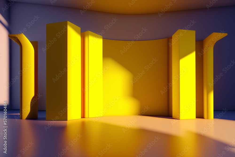 abstract 3d render - Generate AI abstract 3d render - Generate AI