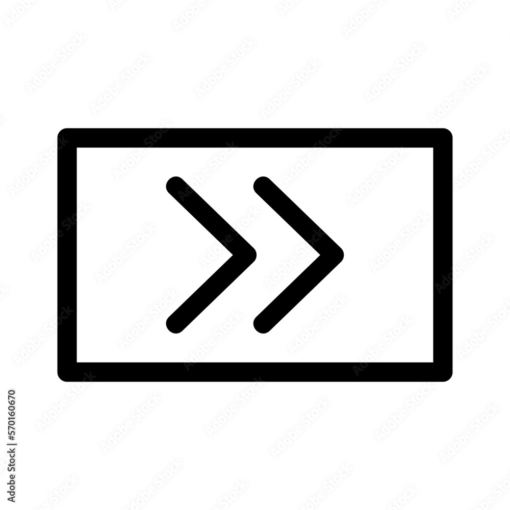 forward icon or logo isolated sign symbol vector illustration - high quality black style vector icons forward icon or logo isolated sign symbol vector illustration - high quality black style vector icons