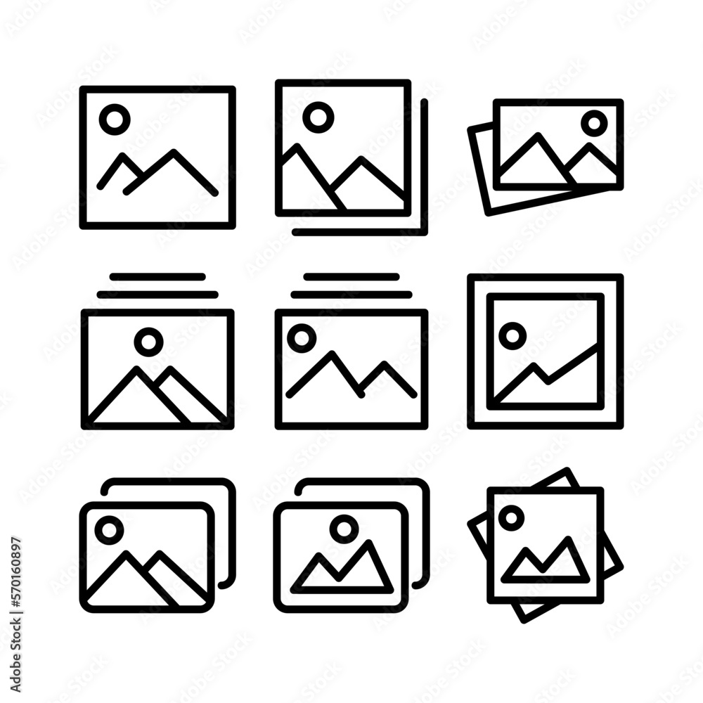 gallery icon or logo isolated sign symbol vector illustration - high quality black style vector icons gallery icon or logo isolated sign symbol vector illustration - high quality black style vector icons