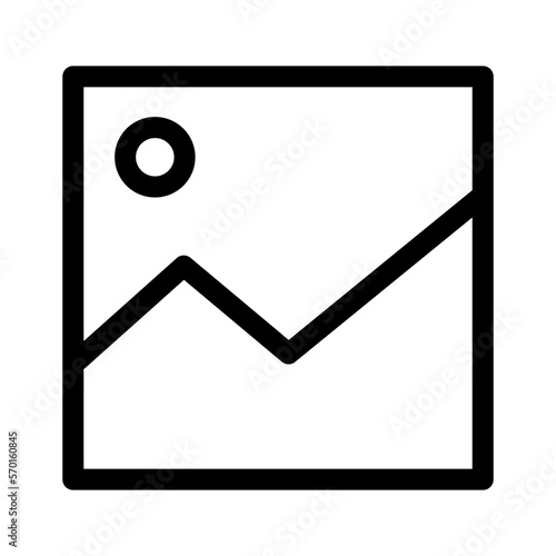 gallery icon or logo isolated sign symbol vector illustration - high quality black style vector icons