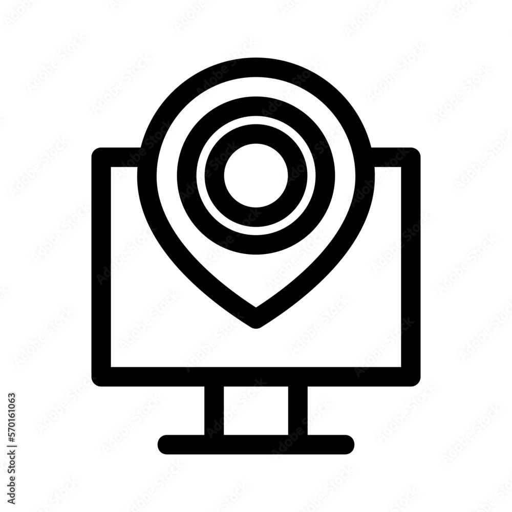 gps icon or logo isolated sign symbol vector illustration - high quality black style vector icons gps icon or logo isolated sign symbol vector illustration - high quality black style vector icons