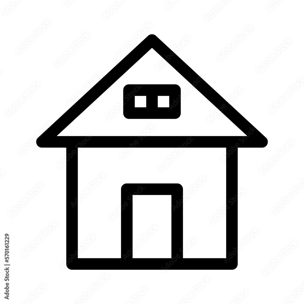 Fototapeta premium home icon or logo isolated sign symbol vector illustration - high quality black style vector icons