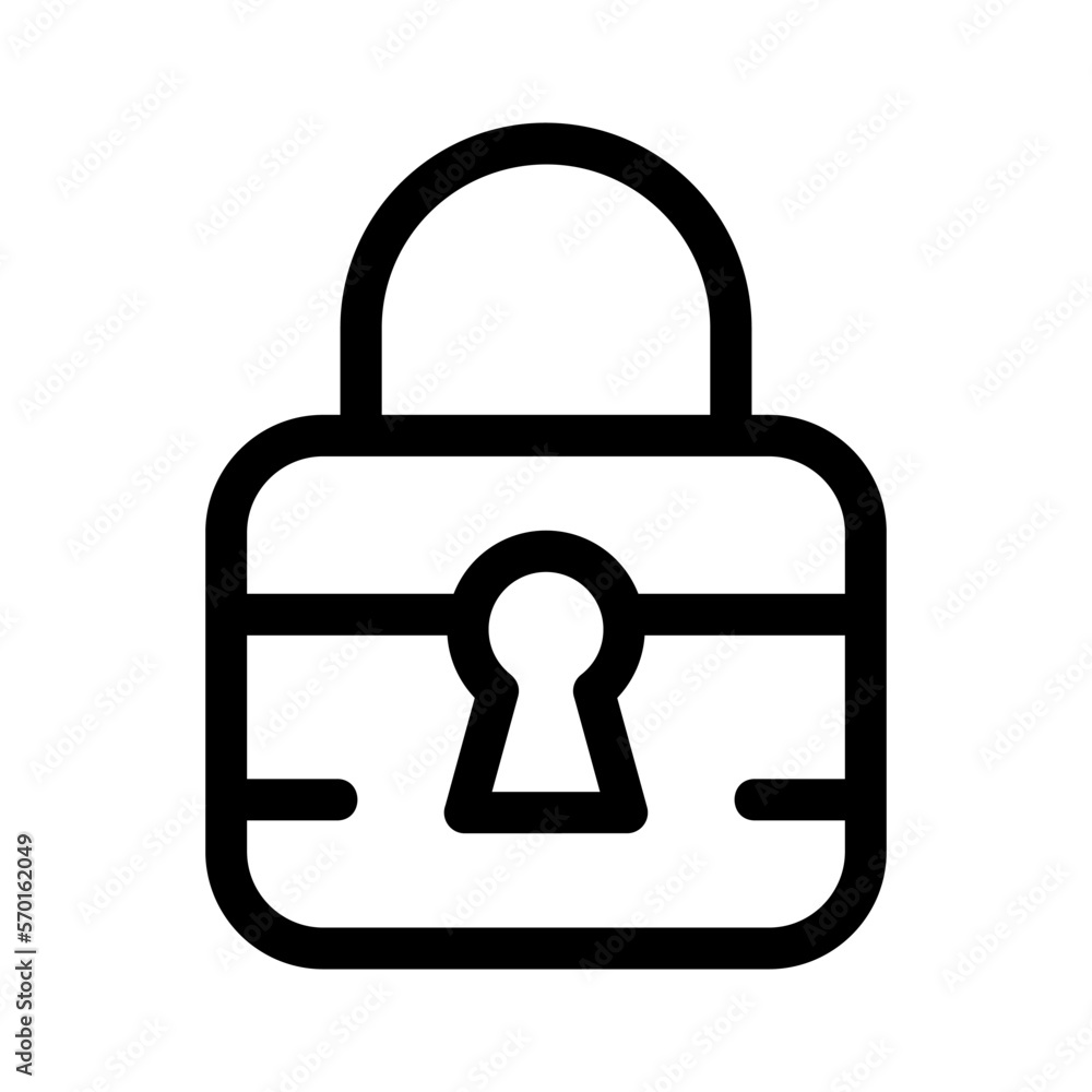 lock icon or logo isolated sign symbol vector illustration - high quality black style vector icons lock icon or logo isolated sign symbol vector illustration - high quality black style vector icons