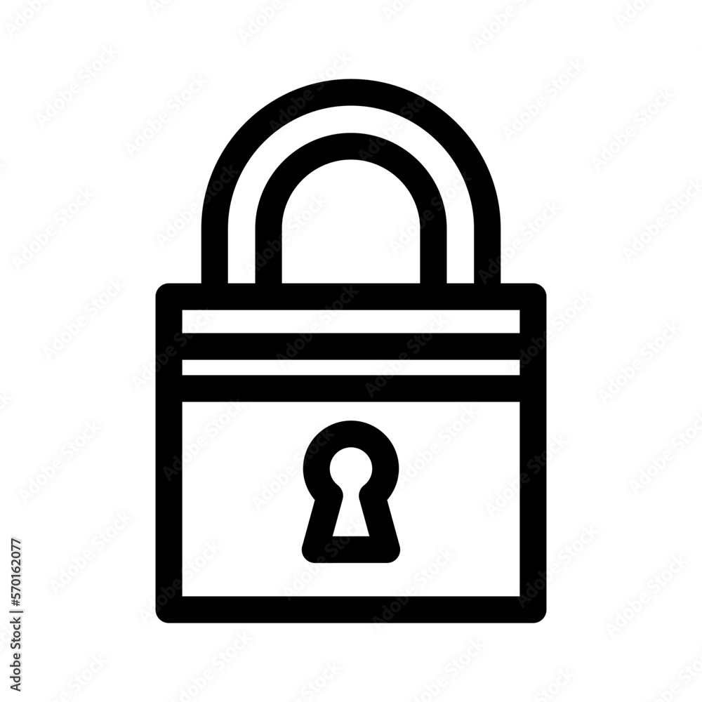 lock icon or logo isolated sign symbol vector illustration - high quality black style vector icons lock icon or logo isolated sign symbol vector illustration - high quality black style vector icons