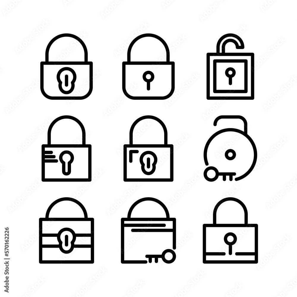 lock icon or logo isolated sign symbol vector illustration - high quality black style vector icons lock icon or logo isolated sign symbol vector illustration - high quality black style vector icons