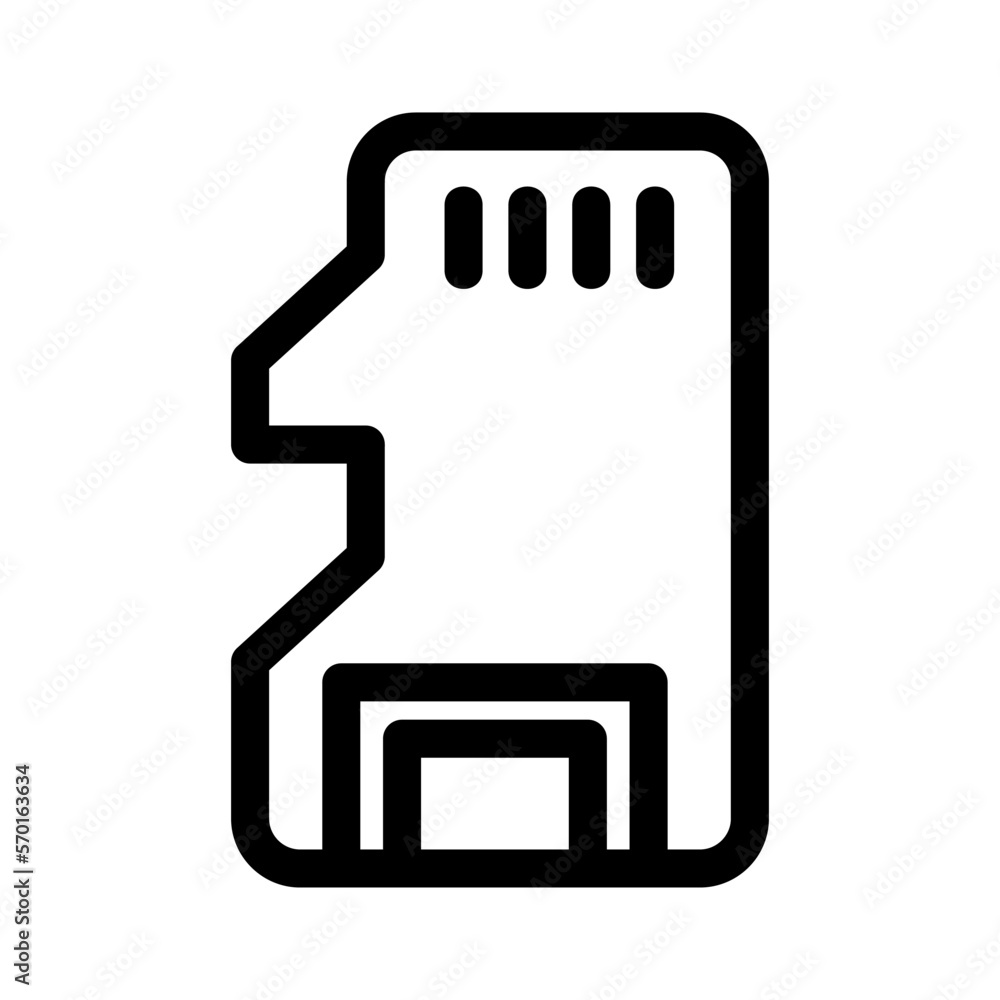 sd icon or logo isolated sign symbol vector illustration - high quality black style vector icons sd icon or logo isolated sign symbol vector illustration - high quality black style vector icons
