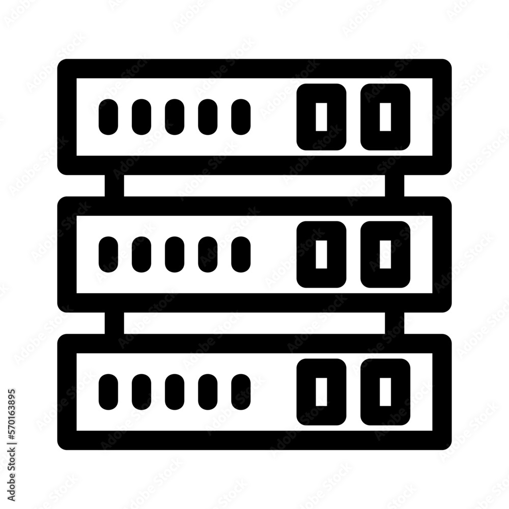 server icon or logo isolated sign symbol vector illustration - high quality black style vector icons server icon or logo isolated sign symbol vector illustration - high quality black style vector icons