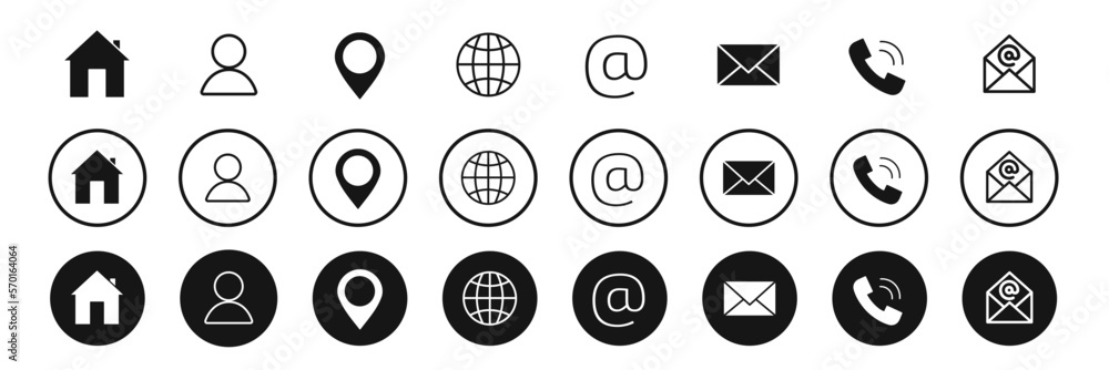 Website set icons. Web icon set. Social media icons. Vector illustration. Website set icons. Web icon set. Social media icons. Vector illustration.