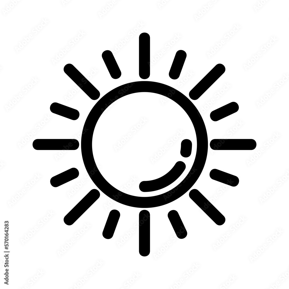 sun icon or logo isolated sign symbol vector illustration - high quality black style vector icons sun icon or logo isolated sign symbol vector illustration - high quality black style vector icons
