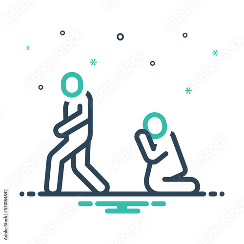 Mix icon for excluded
