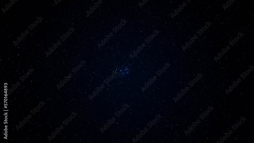 Cluster of stars in the night sky Cluster of stars in the night sky