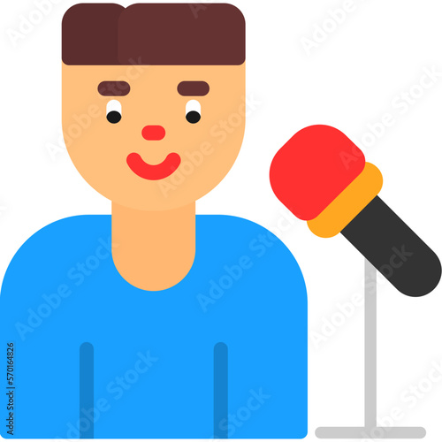 Host Man Icon