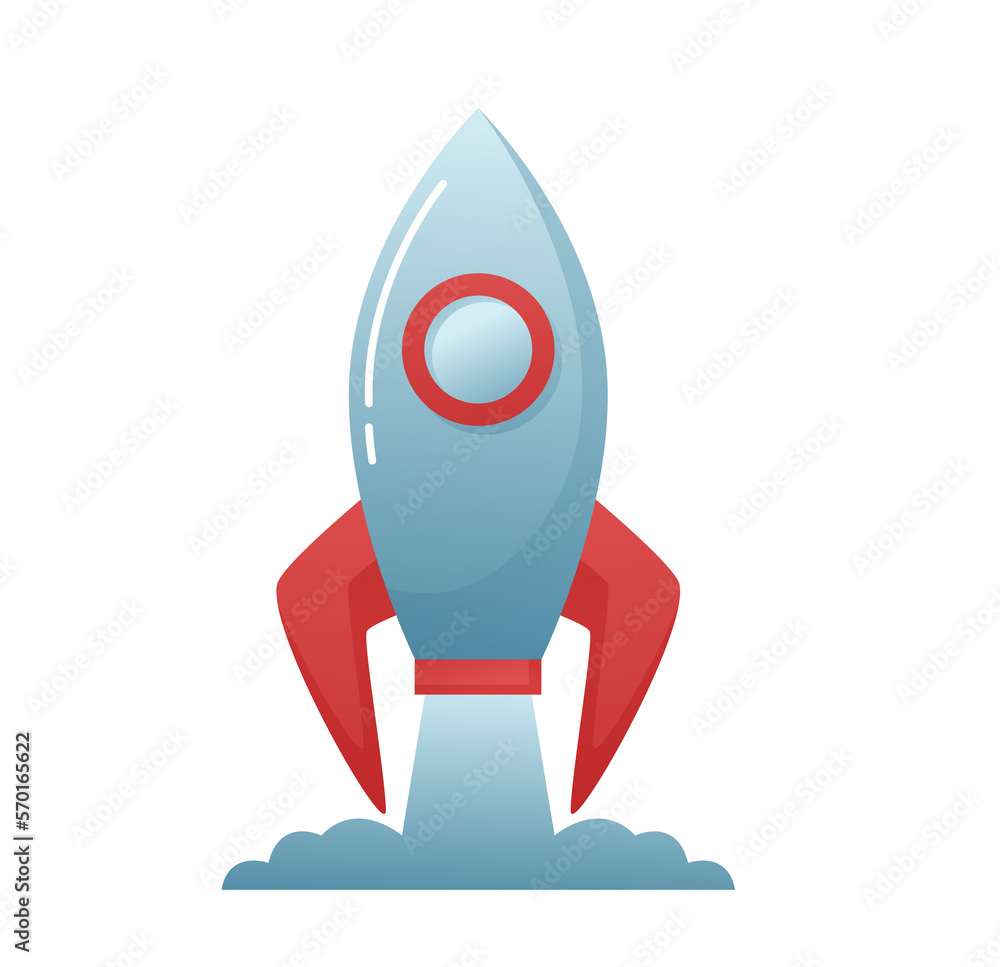rocket launch. start-up symbol rocket launch. start-up symbol