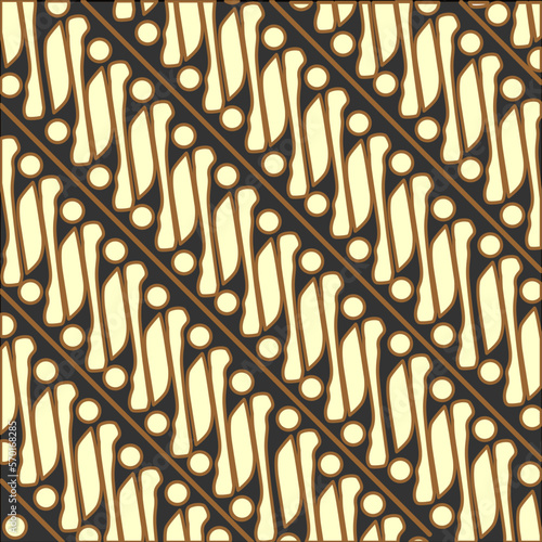 Indonesian batik pattern
