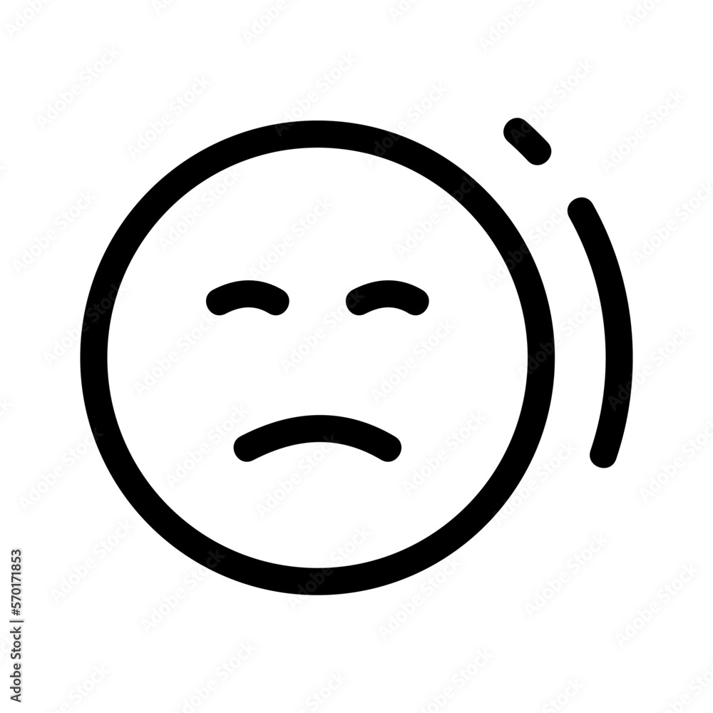 Fototapeta premium bad experience icon or logo isolated sign symbol vector illustration - high quality black style vector icons