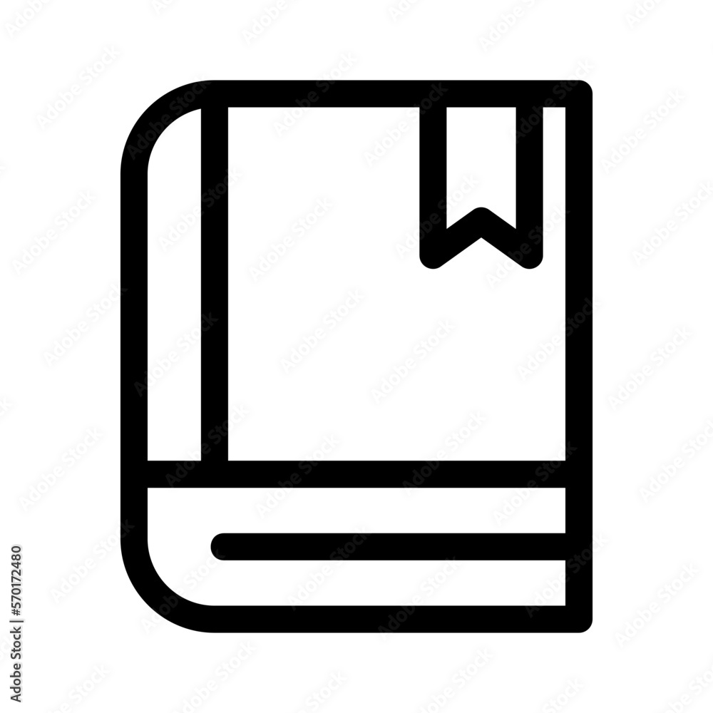 book icon or logo isolated sign symbol vector illustration - high quality black style vector icons