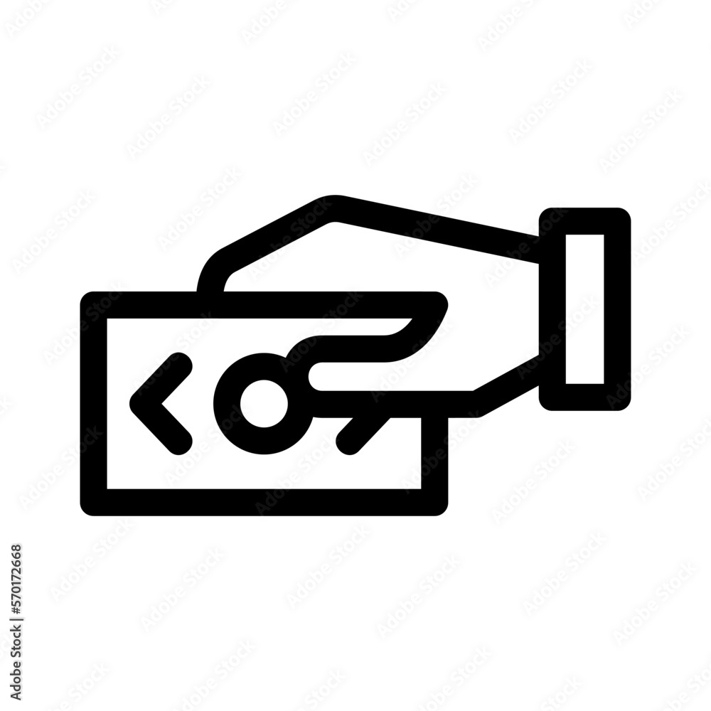 cash payment icon or logo isolated sign symbol vector illustration - high quality black style vector icons cash payment icon or logo isolated sign symbol vector illustration - high quality black style vector icons