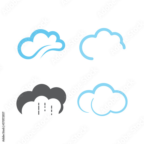 cloud logo vector