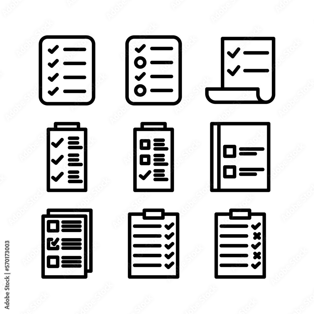 checklist icon or logo isolated sign symbol vector illustration - high quality black style vector icons checklist icon or logo isolated sign symbol vector illustration - high quality black style vector icons