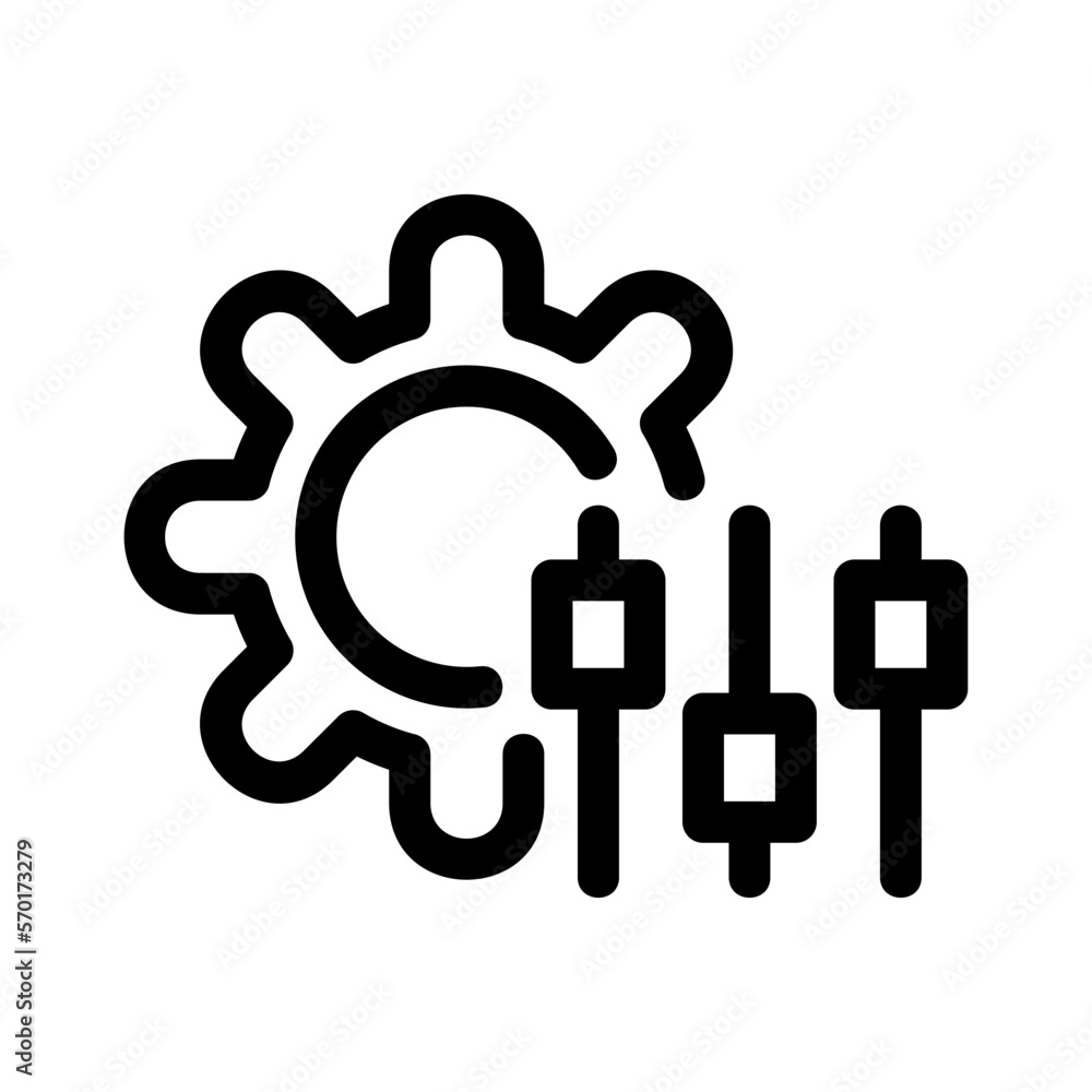 custom settings icon or logo isolated sign symbol vector illustration - high quality black style vector icons custom settings icon or logo isolated sign symbol vector illustration - high quality black style vector icons