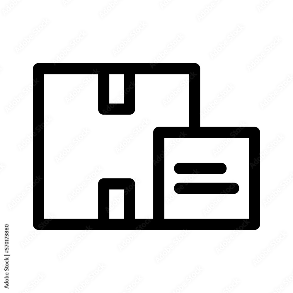 delivery box icon or logo isolated sign symbol vector illustration - high quality black style vector icons delivery box icon or logo isolated sign symbol vector illustration - high quality black style vector icons