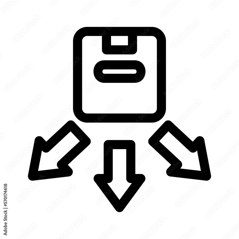 distribution icon or logo isolated sign symbol vector illustration - high quality black style vector icons distribution icon or logo isolated sign symbol vector illustration - high quality black style vector icons