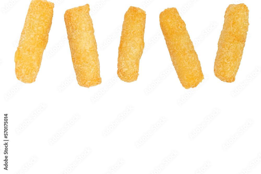 composition of crispy cheese sticks isolated png for menu, banner. fast food snacks. composition of crispy cheese sticks isolated png for menu, banner. fast food snacks.