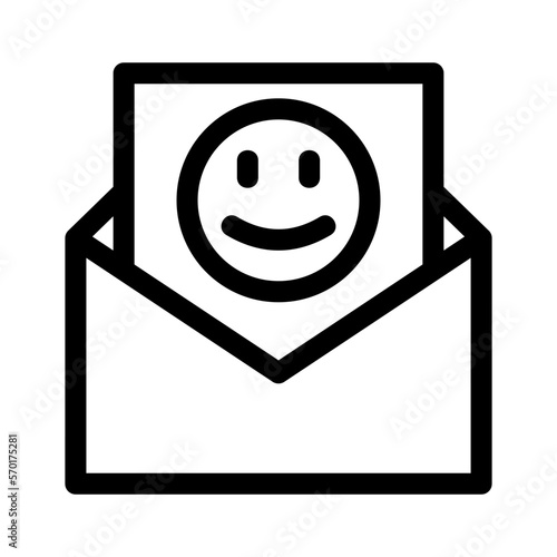 email rating icon or logo isolated sign symbol vector illustration - high quality black style vector icons