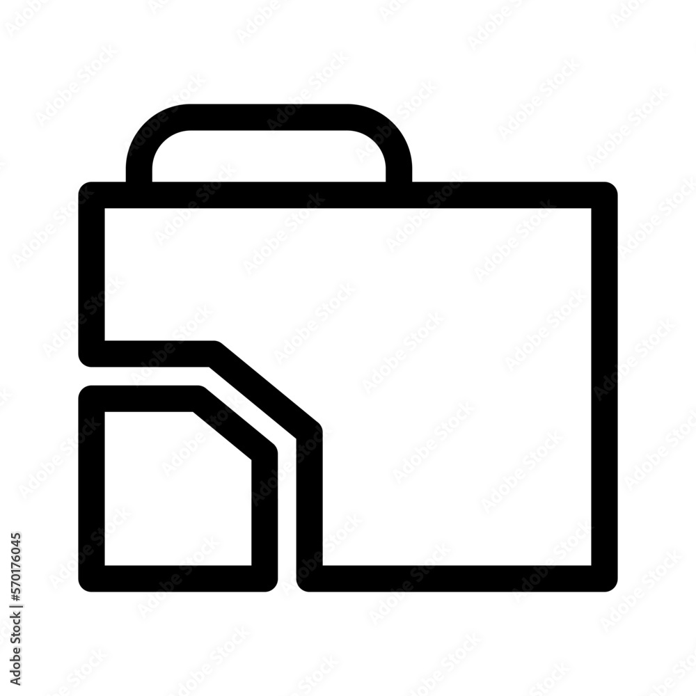 folder icon or logo isolated sign symbol vector illustration - high quality black style vector icons folder icon or logo isolated sign symbol vector illustration - high quality black style vector icons