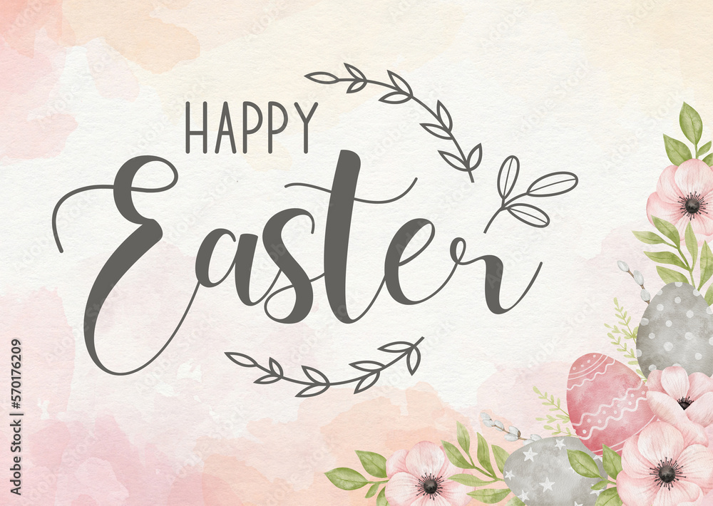 Happy Easter greeting Card