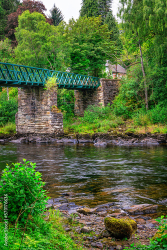 Cast Iron Bridge at Strathtay, Scotland, United Kingdom