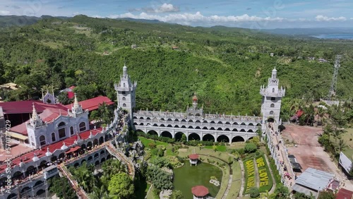 Simala Monastery Shrine On Cebu Island, Philippines, Aerial View photo