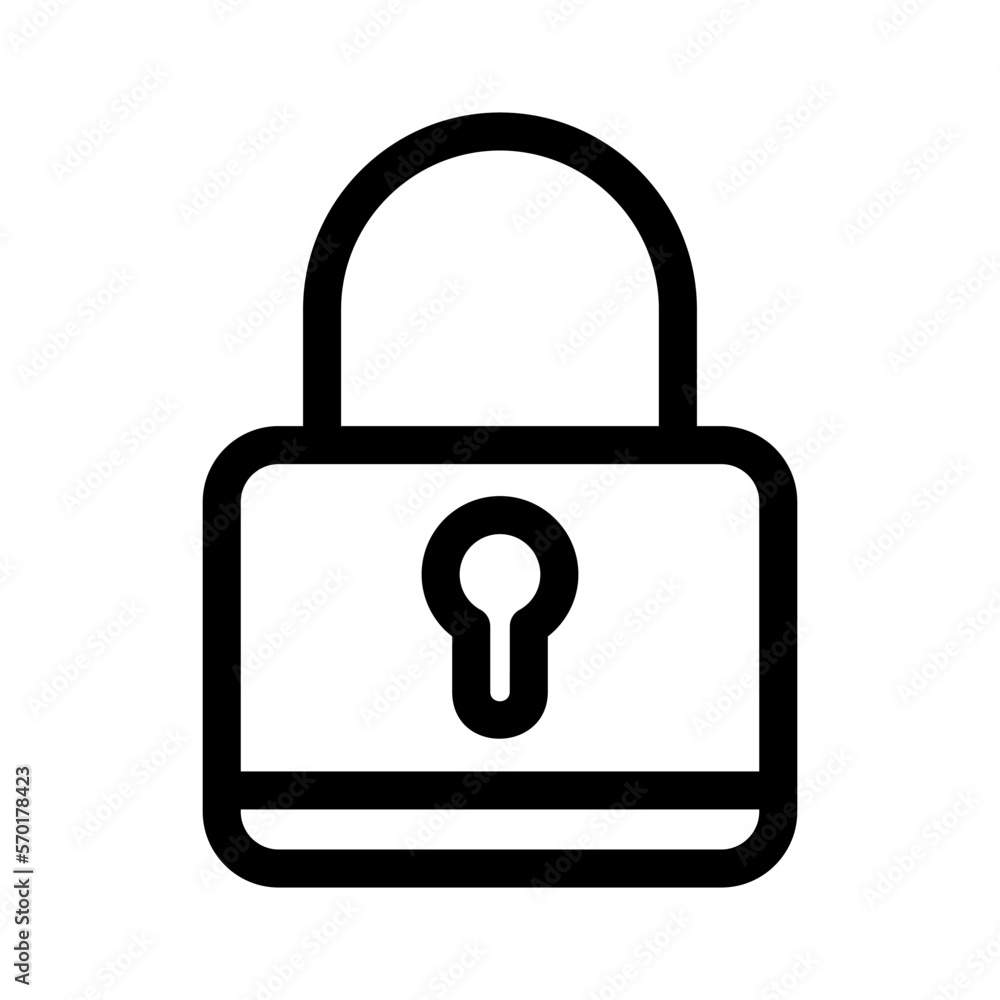 lock icon or logo isolated sign symbol vector illustration - high quality black style vector icons lock icon or logo isolated sign symbol vector illustration - high quality black style vector icons