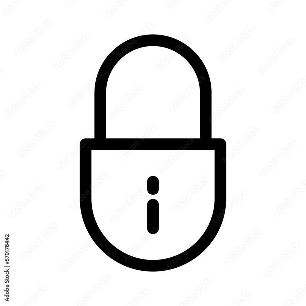 lock icon or logo isolated sign symbol vector illustration - high quality black style vector icons lock icon or logo isolated sign symbol vector illustration - high quality black style vector icons
