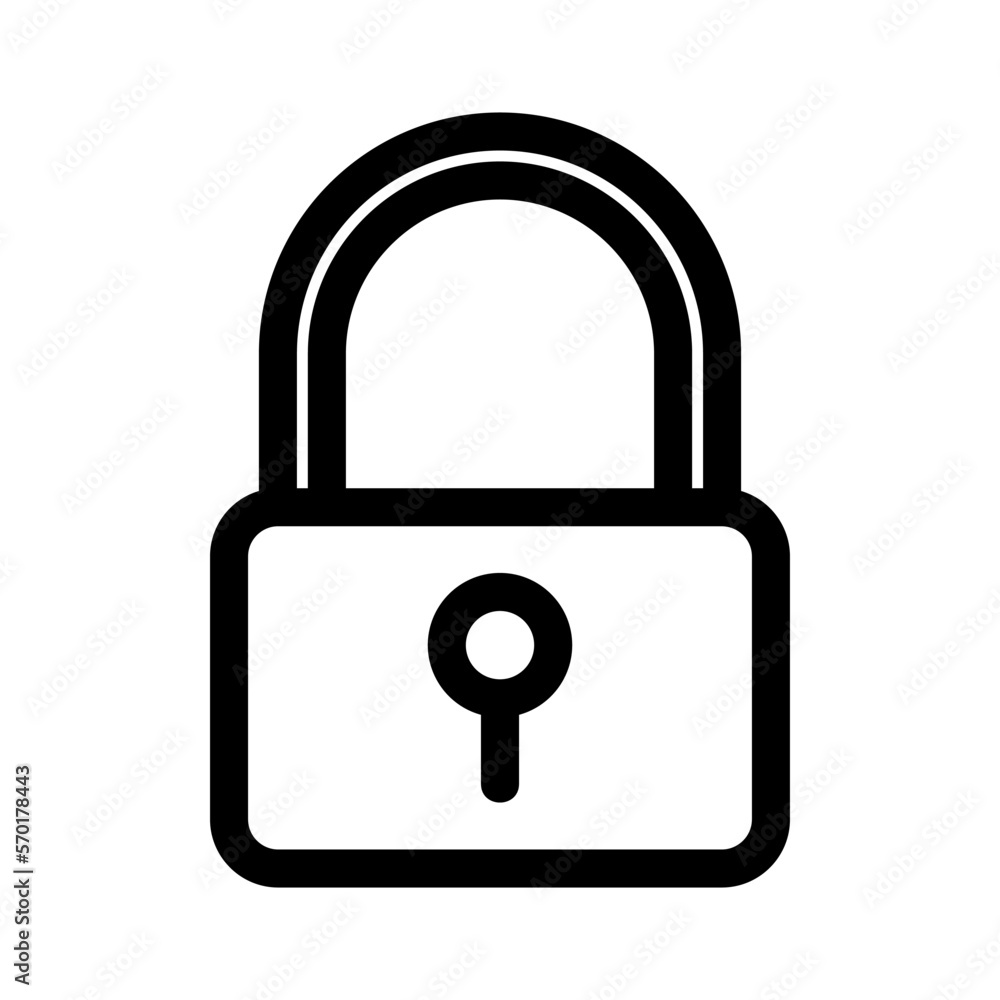 lock icon or logo isolated sign symbol vector illustration - high quality black style vector icons lock icon or logo isolated sign symbol vector illustration - high quality black style vector icons