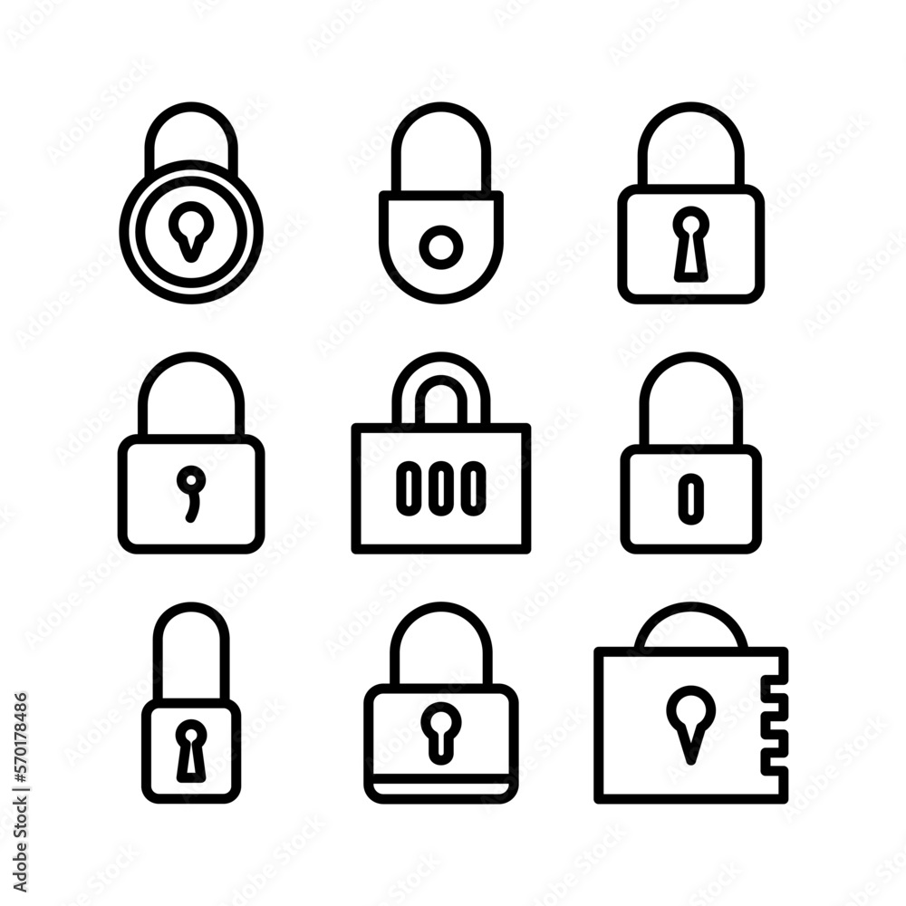lock icon or logo isolated sign symbol vector illustration - high quality black style vector icons lock icon or logo isolated sign symbol vector illustration - high quality black style vector icons