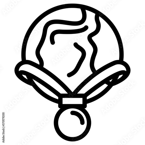 earth and charter icon