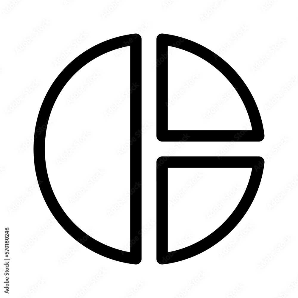 pie graph icon or logo isolated sign symbol vector illustration - high quality black style vector icons pie graph icon or logo isolated sign symbol vector illustration - high quality black style vector icons