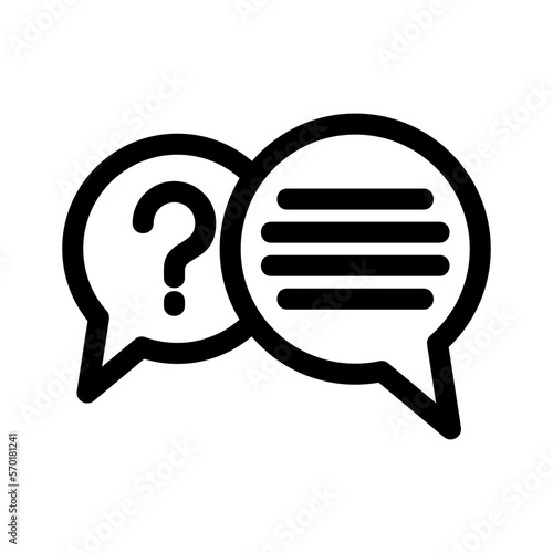 qa session icon or logo isolated sign symbol vector illustration - high quality black style vector icons
