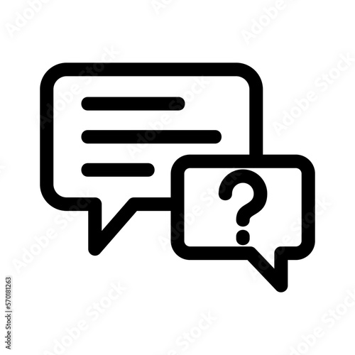 qa session icon or logo isolated sign symbol vector illustration - high quality black style vector icons